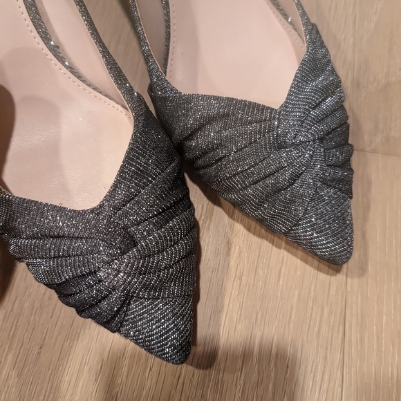 Shimmery Grey Heels - Picture 9 of 11